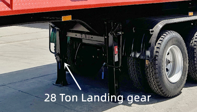 4 Axle Tractor Tipper Trailer for Sale in Guinea