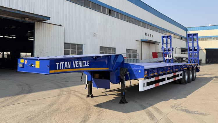 3 Axle Low Bed Trailer Truck for Sale in Guinea