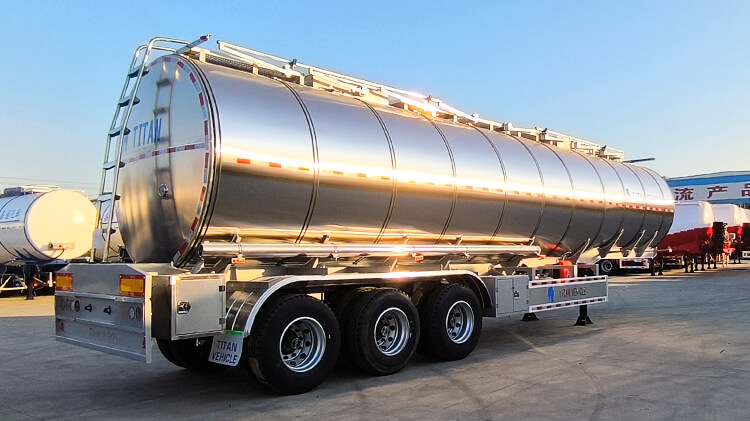 Stainless Steel Tanker Trailer for Sale in Conakry Guinea