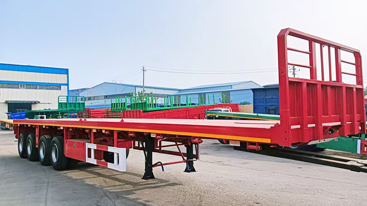 4 Axle Flatbed Trailer for Sale Price in Conakry Guinea