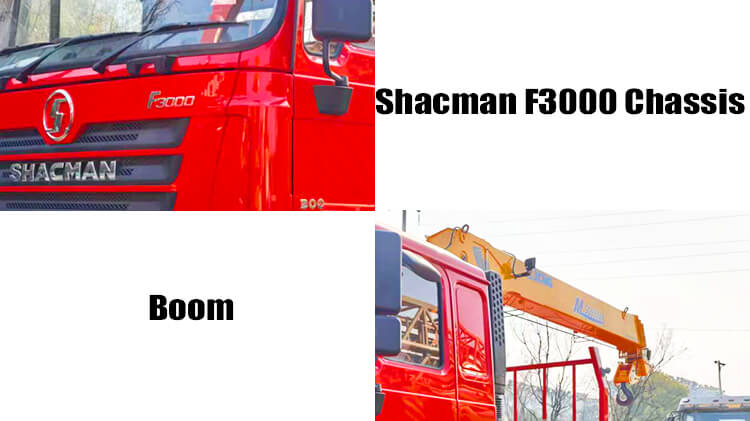 Shacman 5 Ton Truck Mounted Crane for Sale in Guinea