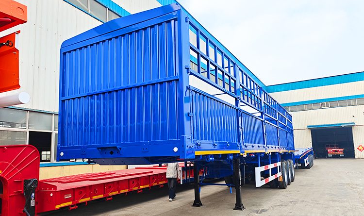 3 Axle Stake Fence Semi Trailer for Sale in Conakry Guinea