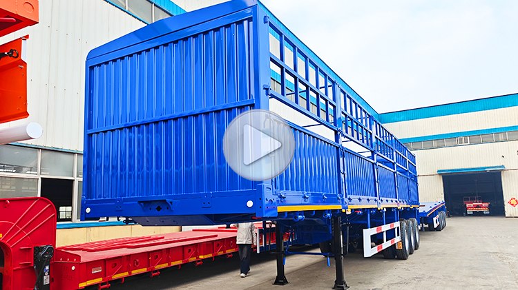 3 Axle Stake Fence Semi Trailer for Sale in Conakry Guinea