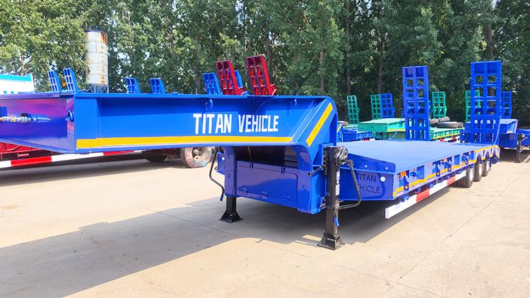 Heavy Duty 60 ton Lowbed Trailer for Sale in Guinea