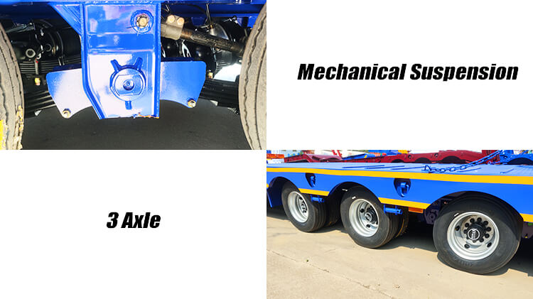 Heavy Duty 60 ton Lowbed Trailer for Sale in Guinea