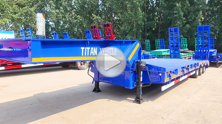 Heavy Duty 60 ton Lowbed Trailer for Sale in Guinea
