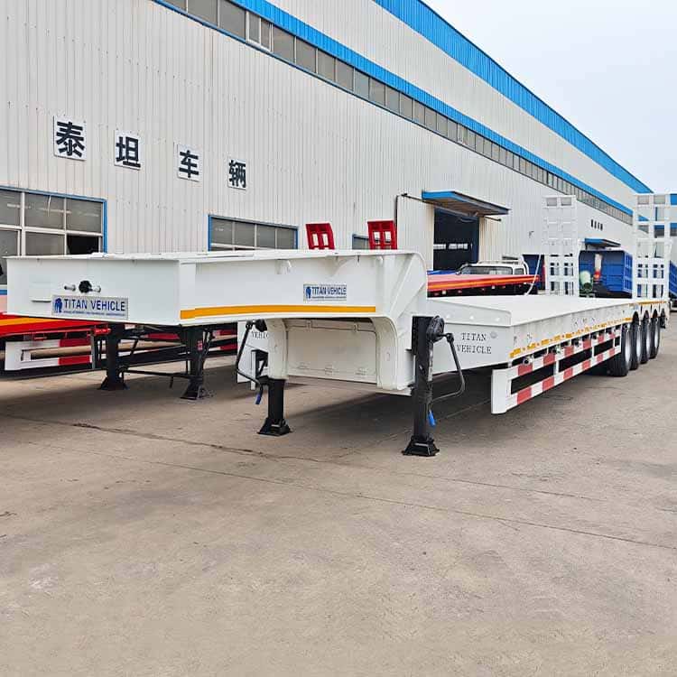 4 Axle 100 Ton Low Bed Trailer
