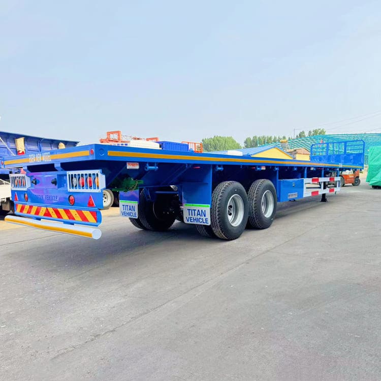 Semi Truck Flatbed Trailer