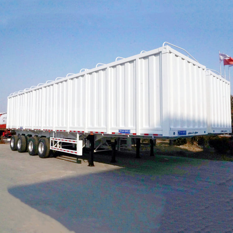 4 Axle Van Box Semi Trailer