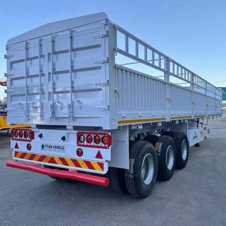 3 Axle Fence Cargo Semi Trailer
