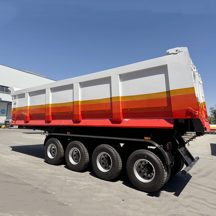 4 Axle Tractor Tipper Trailer