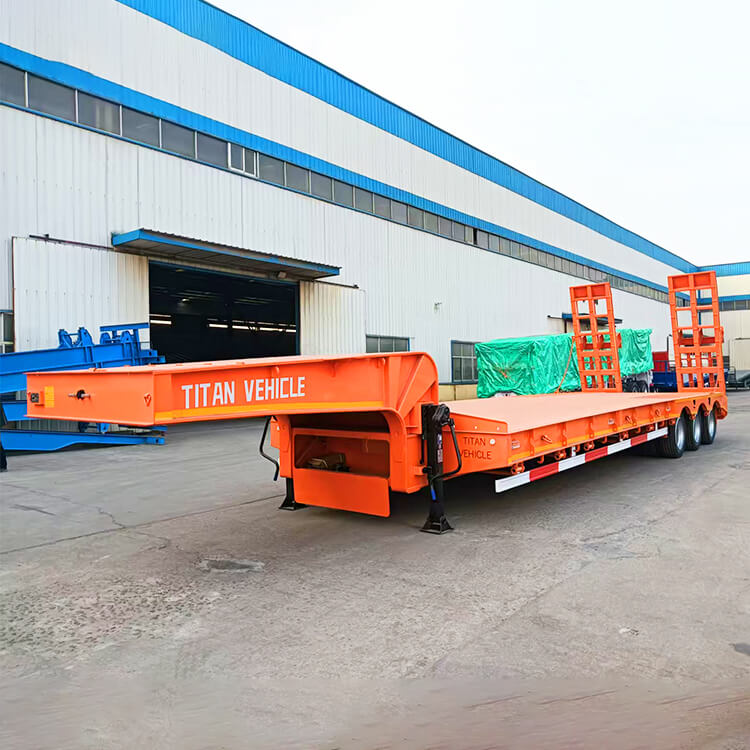 3 Axle Lowbed Semi Trailer