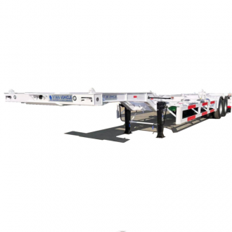 2 Axle 40ft Gooseneck Skeleton Semi Trailer